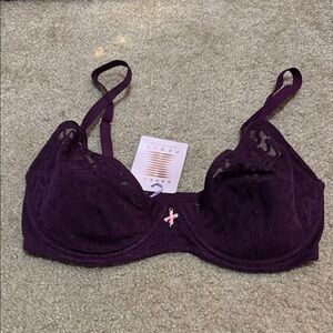 Savage X Fenty Purple Lace Bra